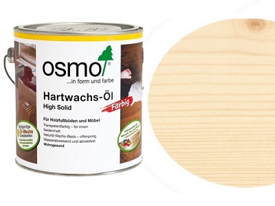  OSMO 3040 Wosk Twardy Olejny - Biały Podkład